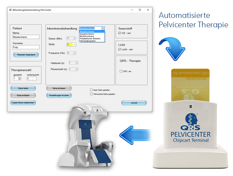 QRS 1010 Pelvicenter Software